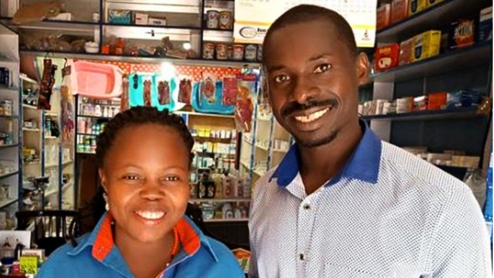 Alex Okello at his Healthcare clinic 