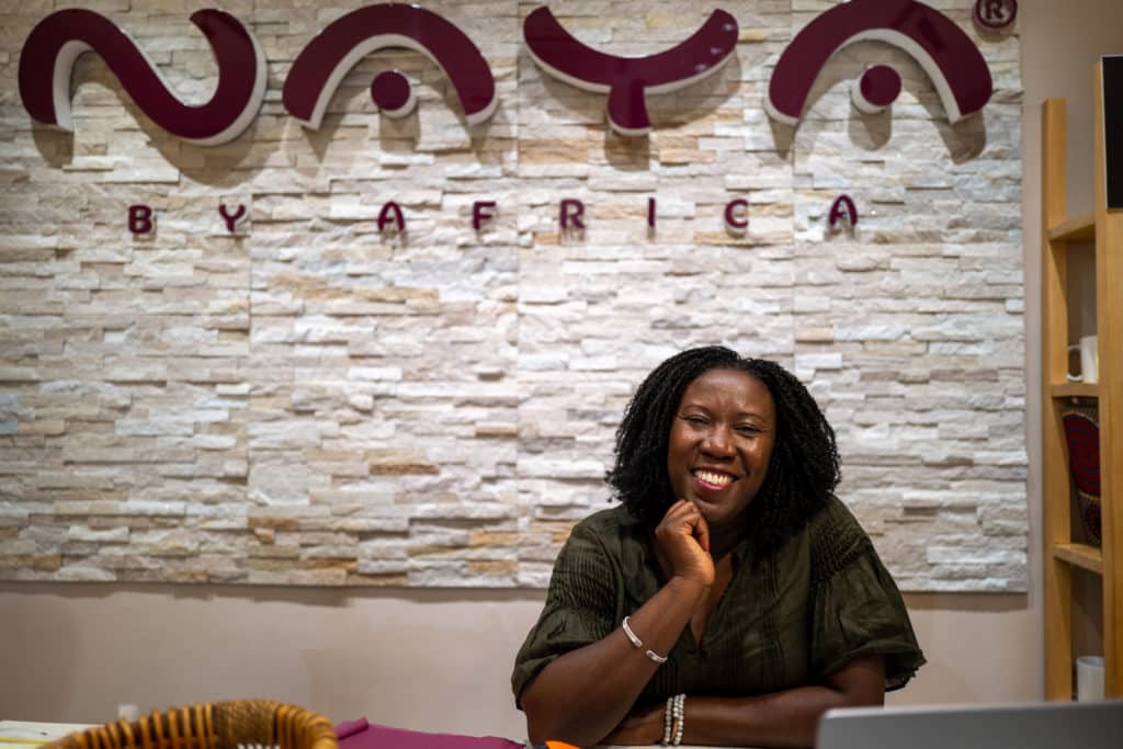 Pictured: Nana Ama Yankah, Founder NAYA Naturals Limited and Aspire programme alumnus